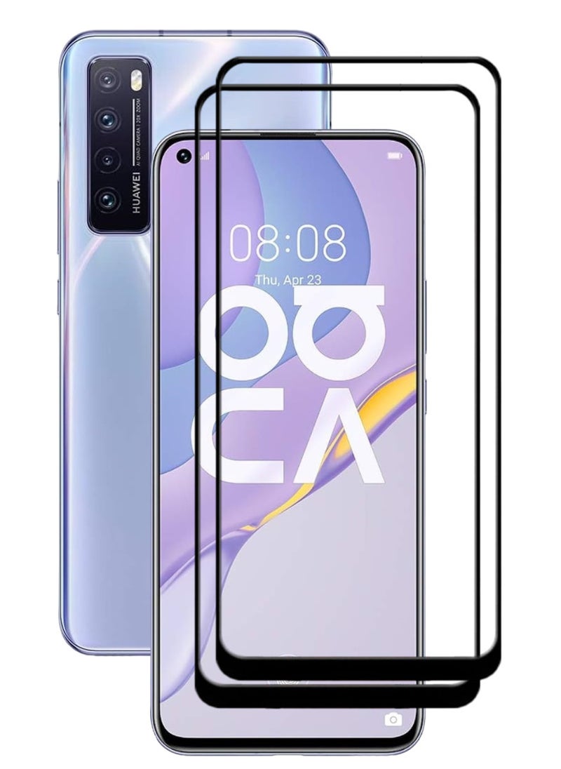 ACLIX 2 Pieces Antistatic ESD Dustproof Premium Quality High Definition Tempered Glass Screen Protector Designed For Huawei nova 7 5G - Image 1