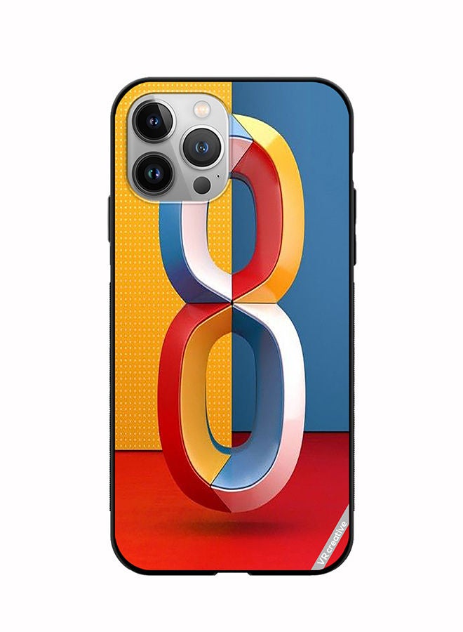VR CREATIVE Protective Case Cover For Apple iPhone 11 Pro Number 8 Design Multicolour - Image 1