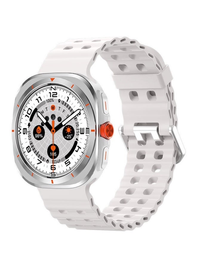The new GT7ultra smart watch heart rate detection Bluetooth call sports watch white - Image 1