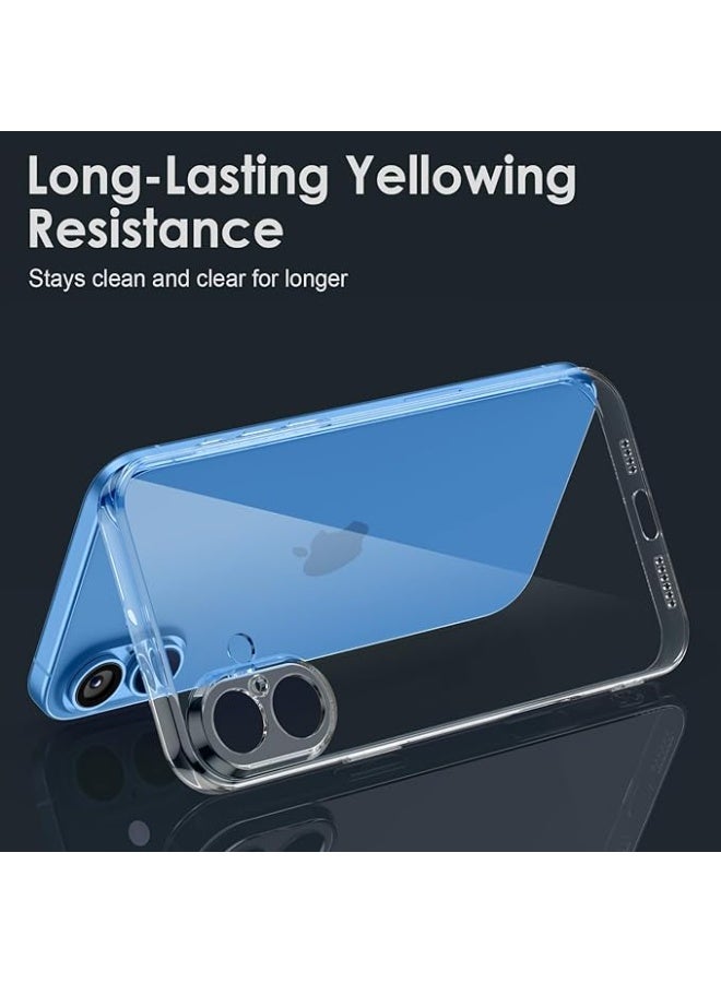 Shamo's Clear TPU Case for iPhone 17 – with Camera Protection, Ultra Slim, Shockproof, Anti-Yellowing, Scratch-Resistant, Wireless Charging Compatible, Enhanced Grip (for iPhone 17) - Image 2
