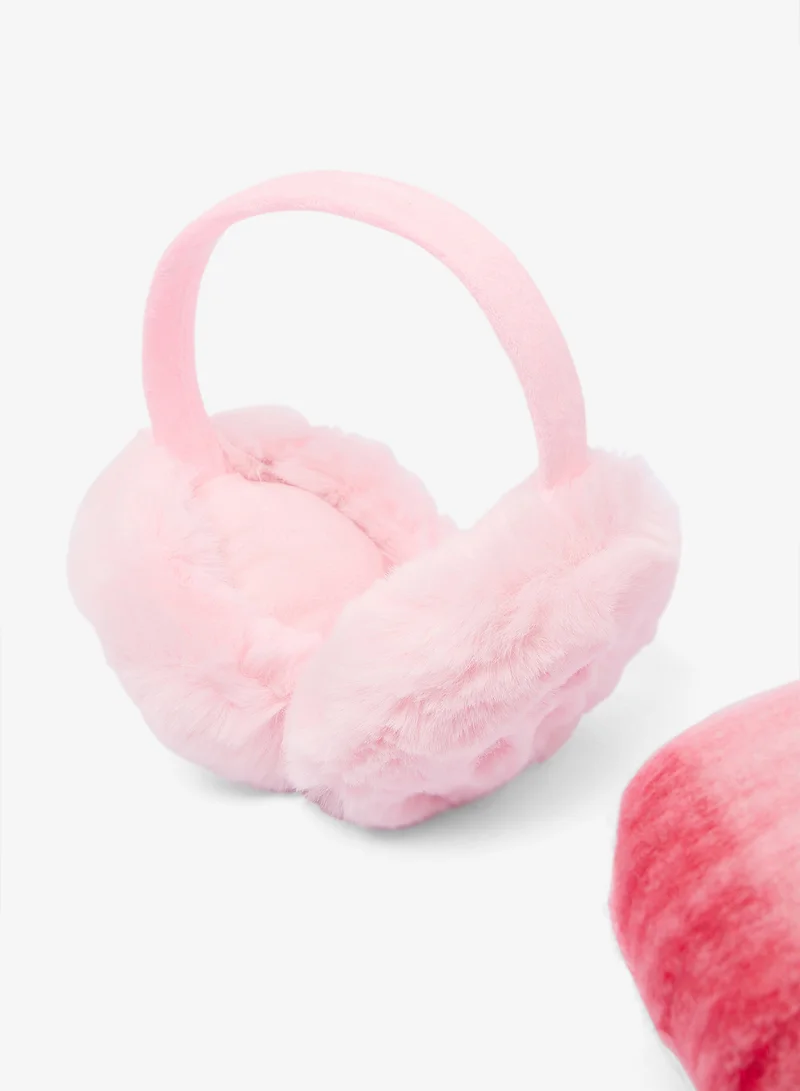 جينجر Faux Fur Ear Muffs