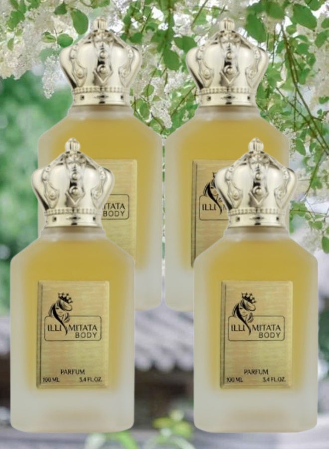 BL 4 Pieces illimitata Body Perfume 100ML - Image 1