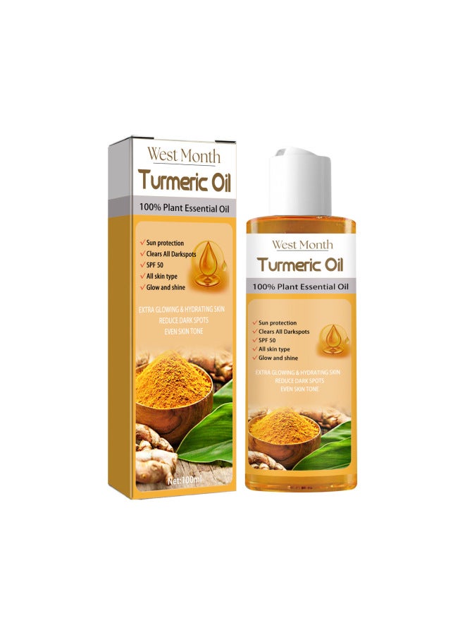 West Month Turmeric Essential Oil Facial Skin Moisturizing Moisturizing Care Essential Oil - Image 1