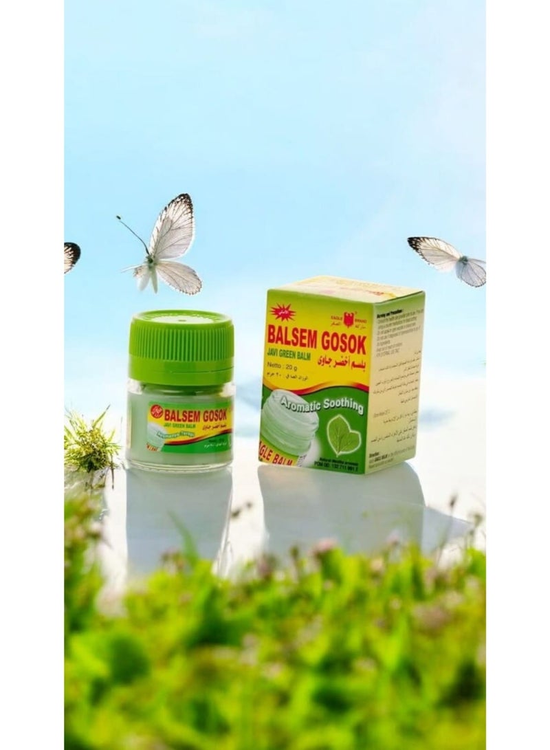 CAP LANG Original Green Balm for Muscle Pain Relief - 20g, 3 pieces - Image 2