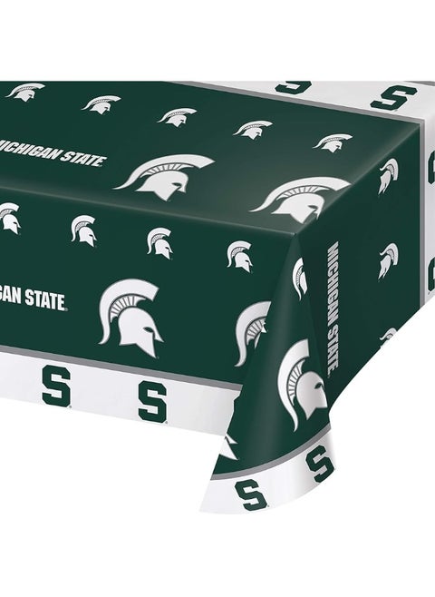Creative Converting Michigan State University Plastic Tablecloths, 3 ct