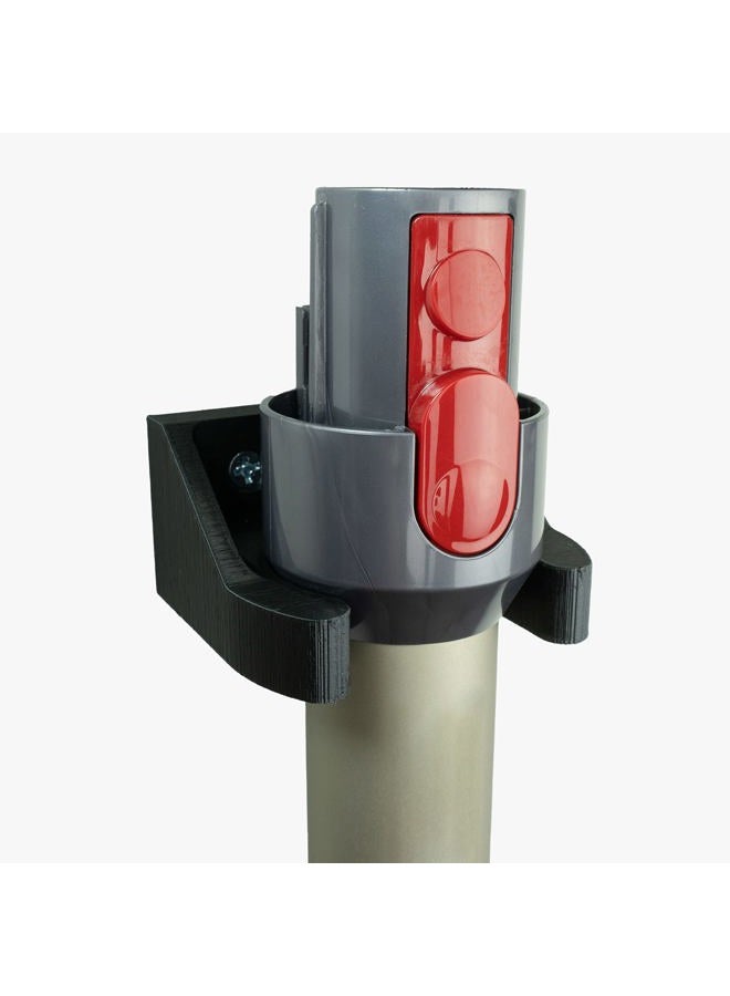 Built3D Wall Mount Holder for Dyson Stick Wand Tube V15 V11 V10 V8 V7 Absolute Complete Extra Animal Outsize Detect Stick Vacuum Cleaner, Wall Hook Hanger and Storage, Black (016-B) - Image 1