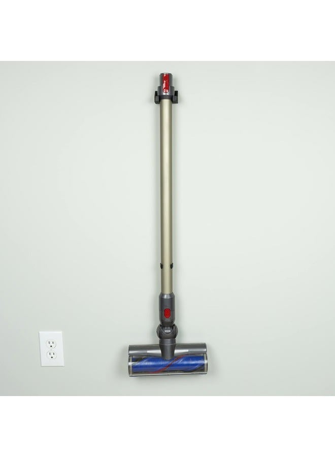 Built3D Wall Mount Holder for Dyson Stick Wand Tube V15 V11 V10 V8 V7 Absolute Complete Extra Animal Outsize Detect Stick Vacuum Cleaner, Wall Hook Hanger and Storage, Black (016-B) - Image 3