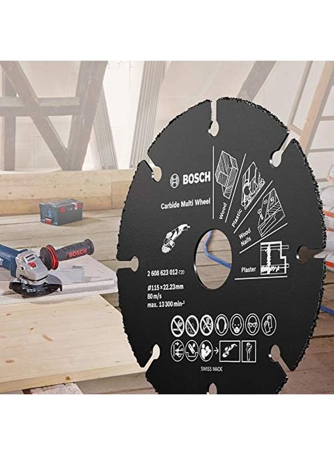 BOSCH Carbide Multi Wheel Cutting Disc Provides A Durable And Safe Work Performance On Multi Material For Small Angle Grinders 1Piece 115 Mm Diameter - Image 4