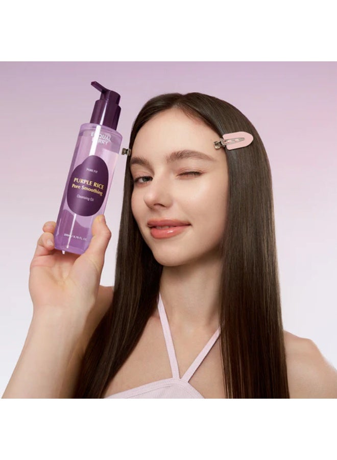 Eqqualberry Purple Rice Pore Smoothing Cleansing Oil 200ml - Image 3