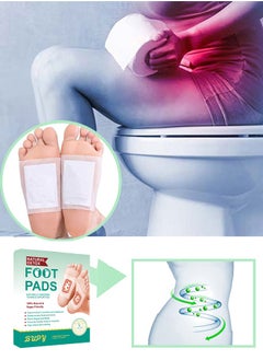 BUPY 10 pieces Foot Care Pads, Ginger Oil Bamboo Charcoal Foot Pads, Foot Care Patch, Effective Feet Health Patches, Better Sleep Quality  - Image 4