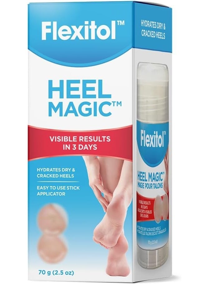 Flexitol Heel Magic For Dry Skin or Rough Heels with Shea Butter & Vitamin E, 2.5 Ounce - Image 2