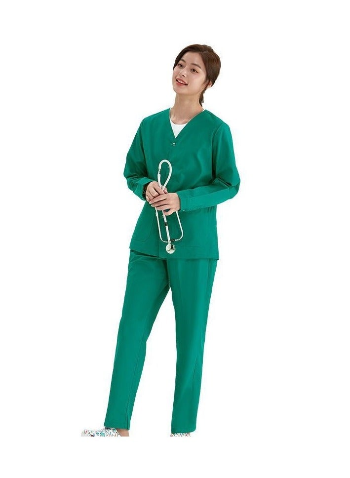 KUYING New V-neck Split Style Medical Work Uniform  - Image 1