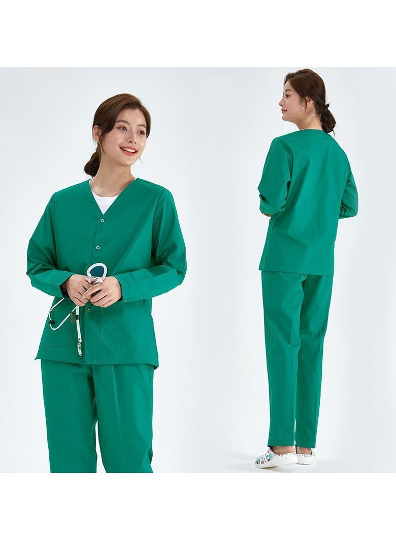 KUYING New V-neck Split Style Medical Work Uniform  - Image 2