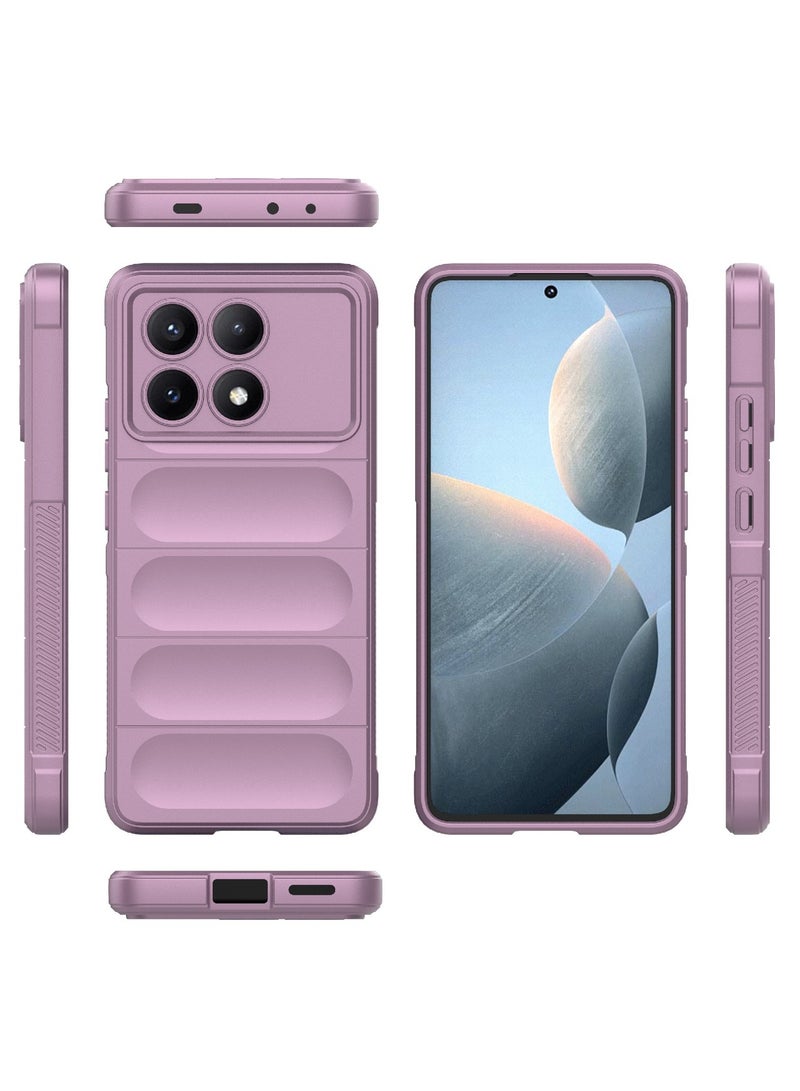 Phone case cover Magic Shield TPU + Silicone Shockproof Phone Case For Poco x6 Pro / Redmi K70E (Purple) - Image 2