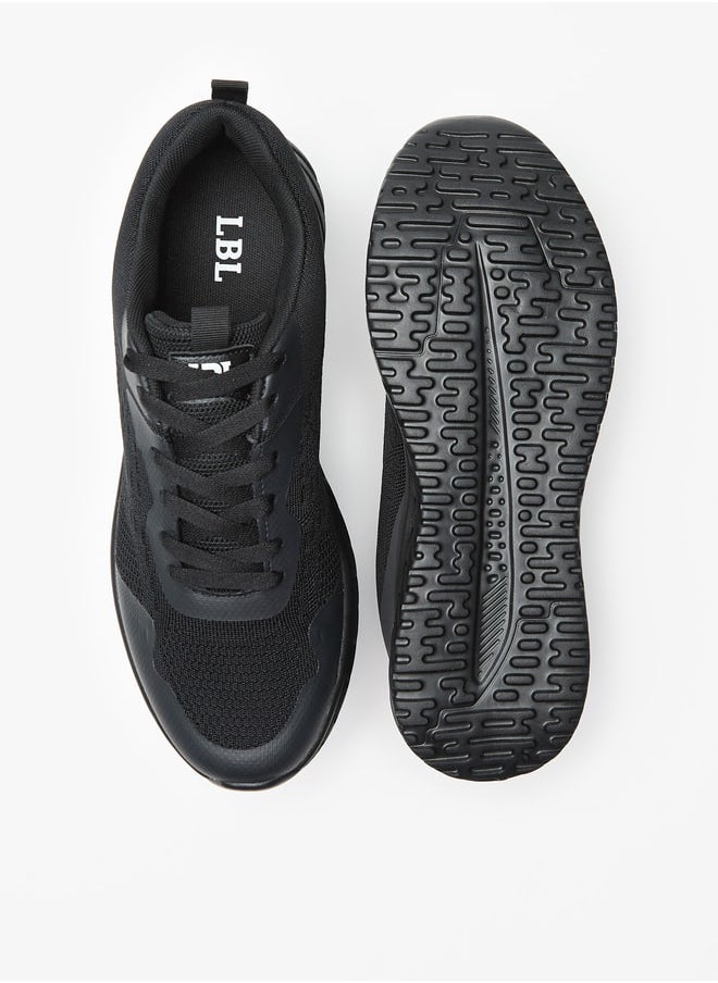 LBL by Shoexpress Mesh Low Ankle Sneakers with Lace-Up Closure  - Image 4