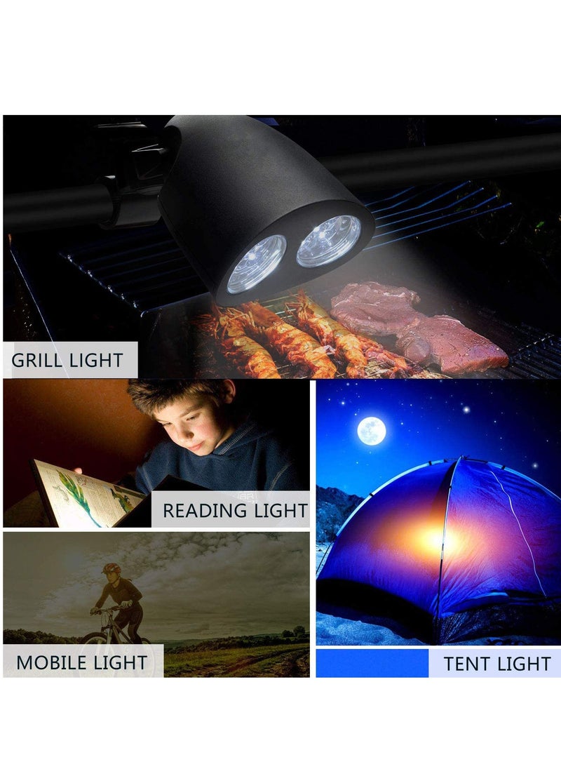 Barbecue Grill Light Outdoor 360 Degree Flexible BBQ Light with 10 Super Bright LED Lights Heat Resistant Night Grill Light with Sturdy Clamp Mount Fits Most Grill Handle Batteries not Included - pzsku/Z090009011A048D0F344EZ/45/_/1717050554/948737a2-5f5f-49bd-ae84-582f5717b19e