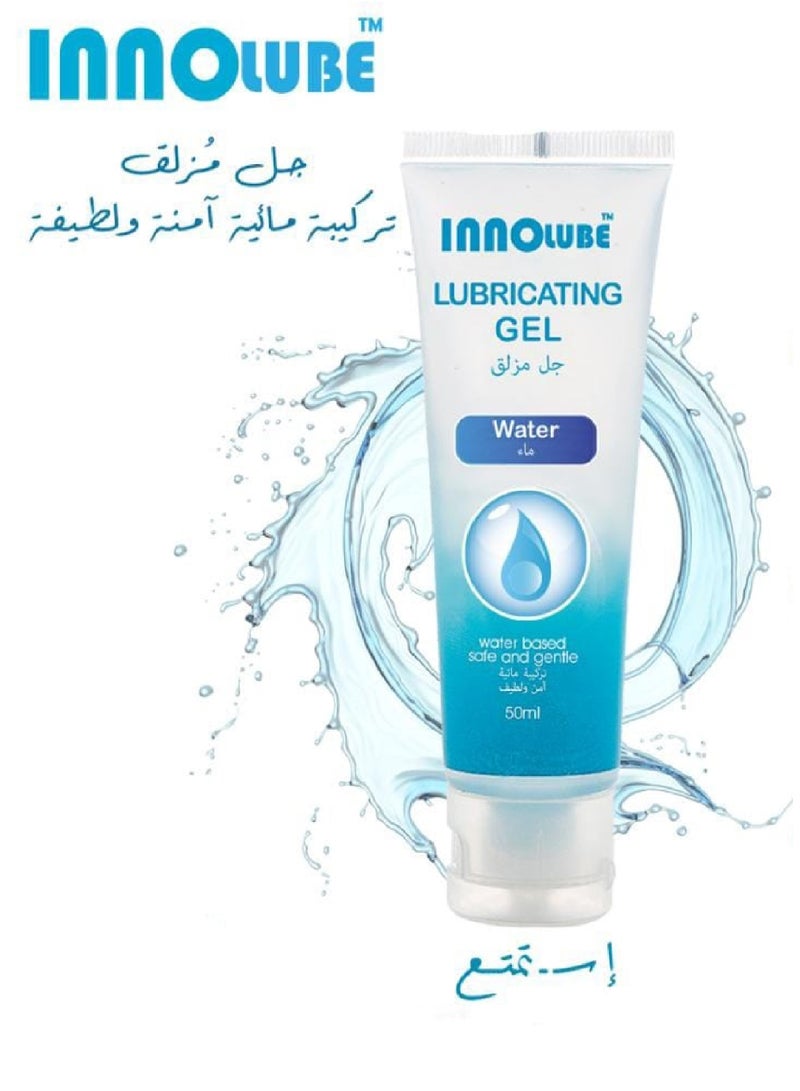 اينو لوب جل مزلق تركيبة مائية آمن ولطيف 50X2 مل - Image 2