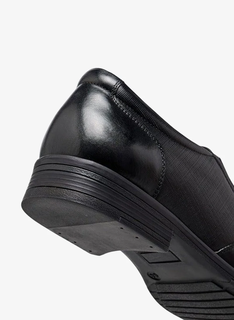 LBL by Shoexpress BLACK Textured Slip-On Loafers for Men | Best Price UAE