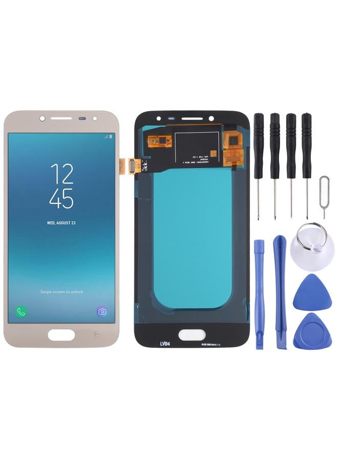 erorex Replacement OLED LCD Screen for Samsung Galaxy J2 Pro 2018 SM-J250 With Digitizer Full Assembly Gold - Image 1
