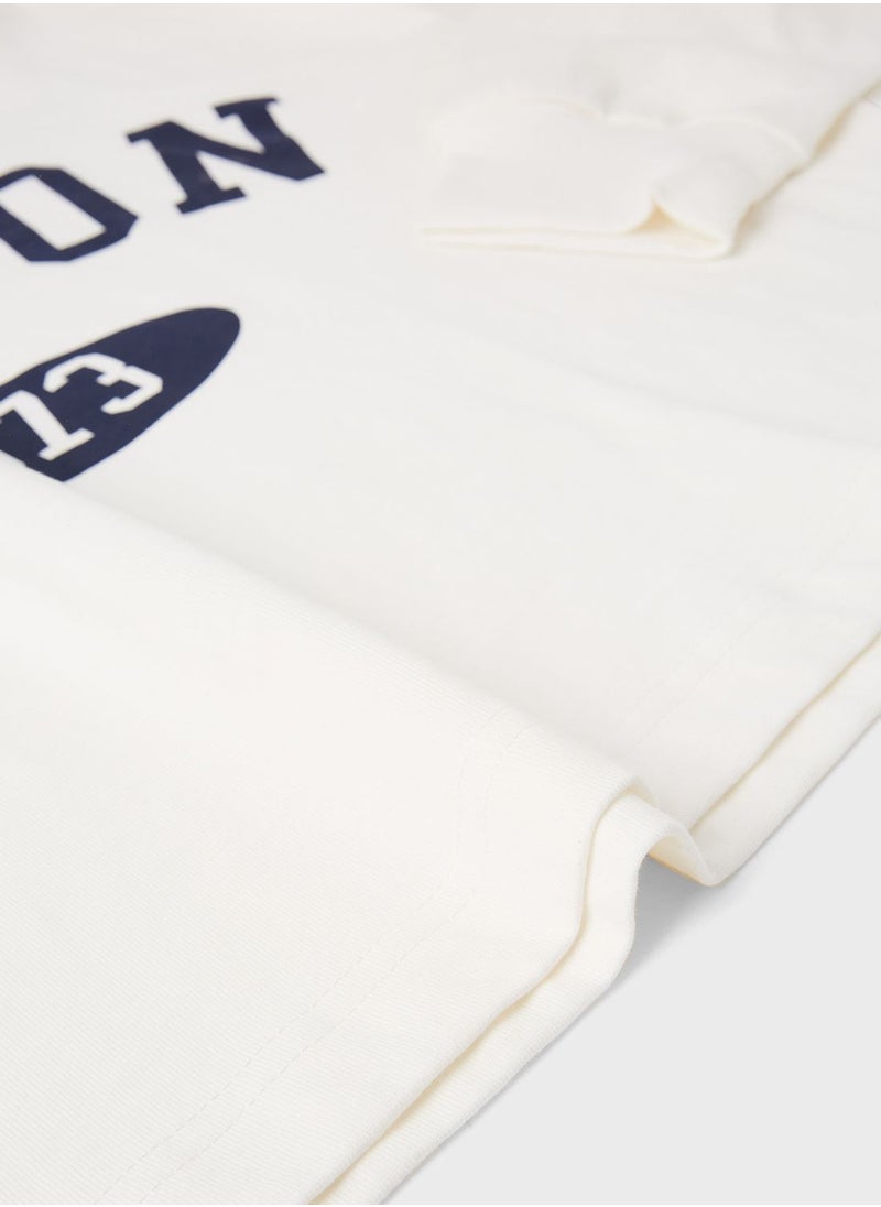 MANGO Youth Slogan Long Sleeve Sweatshirt  - Image 4