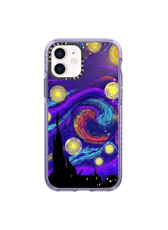 S-TOP Case For iPhone 12 mini Simple Illustration Pattern Full Coverage Phone Case - Image 1