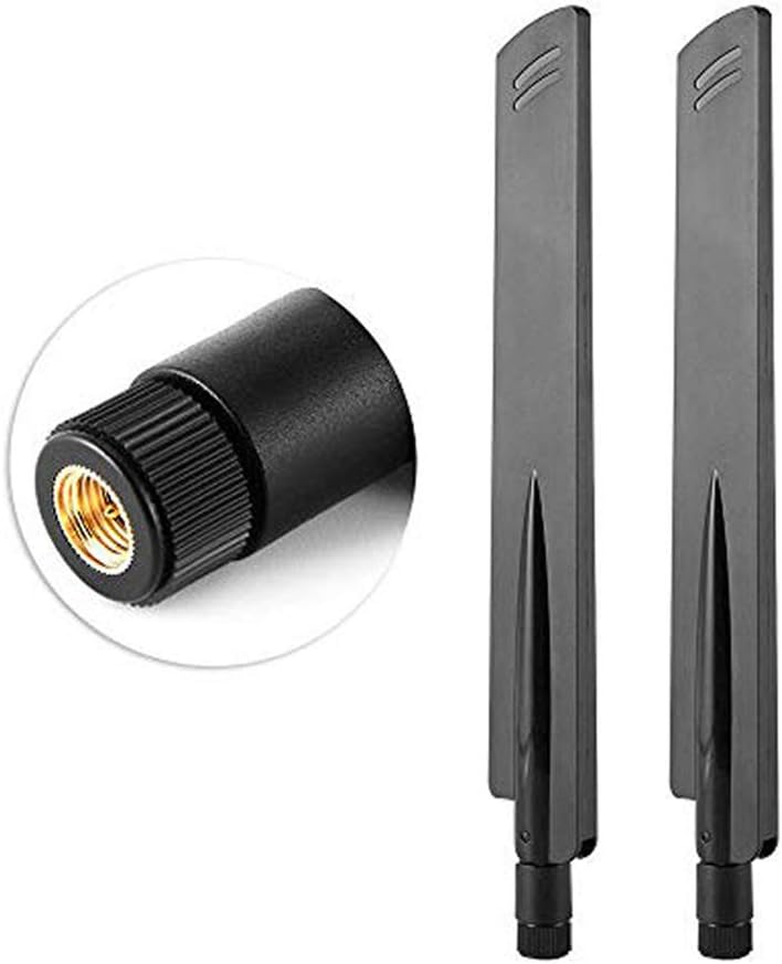 EIGHTWOOD هوائي واي فاي ثنائي النطاق 2.4GHz 5GHz من إيت وود، هوائي SMA ذكر (عبوة من 2) لكاميرات السيارات وكاميرات الأمان اللاسلكية - Image 2