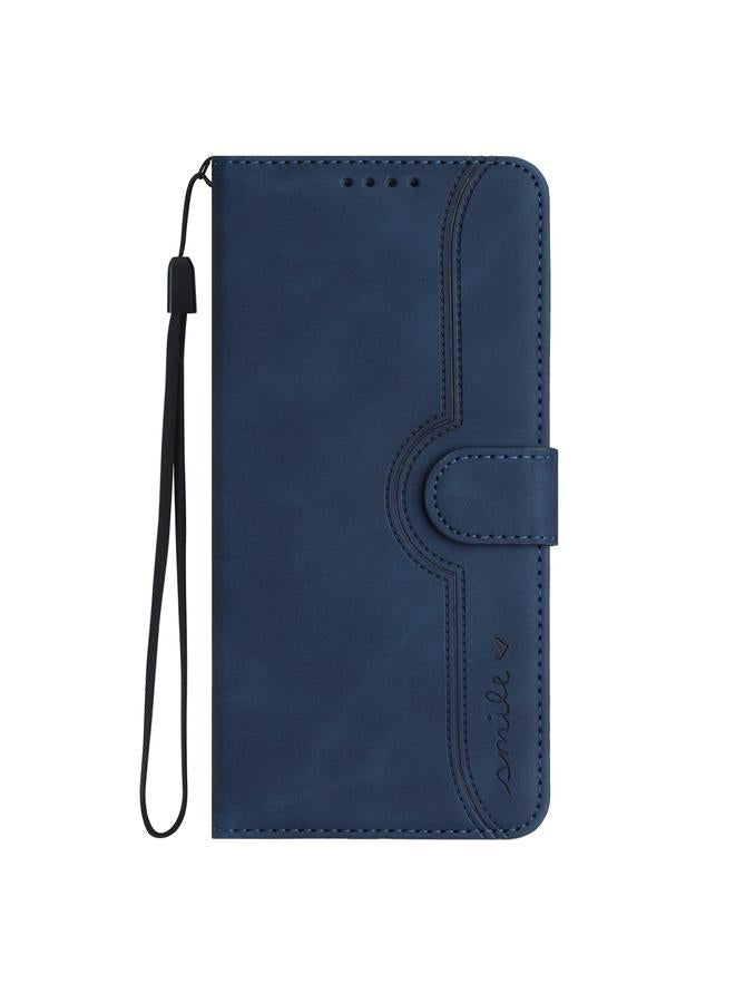 S-TOP Case For Samsung Galaxy A21 EU Version Heart Pattern Skin Feel Leather Phone Case - Image 2