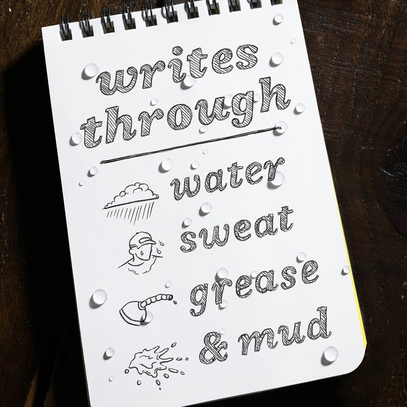 Rite In The Rain Weatherproof Blaze Orange Bullet Pen, Black Ink (No. OR96), 5.25 x 0.375 x 0.5" - Image 2