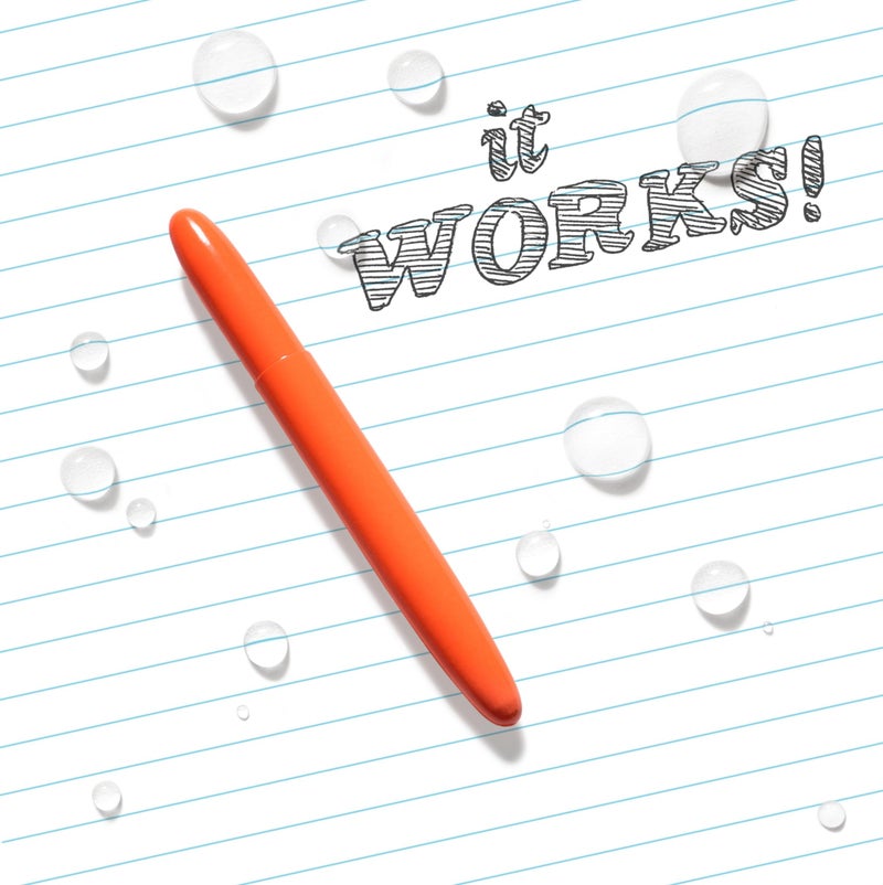 Rite In The Rain Weatherproof Blaze Orange Bullet Pen, Black Ink (No. OR96), 5.25 x 0.375 x 0.5" - Image 4