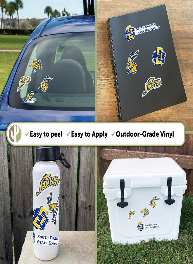 Desert Cactus South Dakota State University Sticker SDA Sticker Vinyl Decals Laptop Water Bottle Car Scrapbook Sheet T2 (Type 2) - Image 2