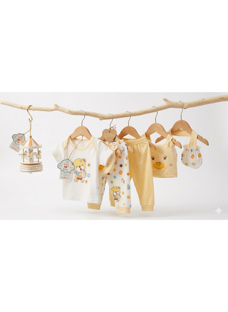 MiniMe 17-Piece Newborn Unisex Clothing Set | Multi-Color Cotton & Polyester Blend | Includes Thick & Thin Options | Soft, Breathable & Easy Wash | All-Season Baby Wear | Essential Baby Gift Set | 0-24 Months - Image 4