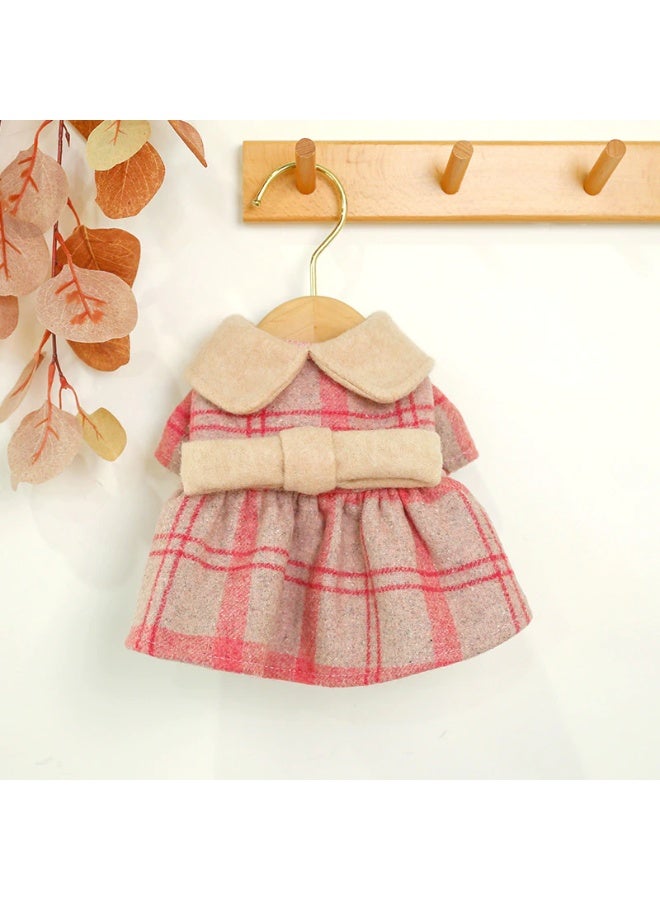 Sweet Cathy Pet Cat Dog Dress Apparel Luxury Clothes Doll Collar Woolen Skirt Cute Clothing Costume - Image 2