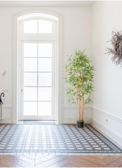 Zvezvia Artificial Bamboo Tree, Faux Bamboo Plant, Real Touch Technology, Artificial Plant with 7 Trunks, Ideal for Home Office Indoor Decoration  - Image 5