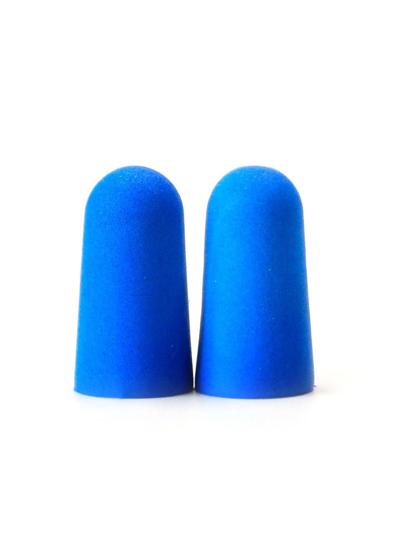 HASPRO - HASPRO [50 PAIRS] Eco-Friendly Bulk Pack, Ultra Soft Foam Earplugs in GIGA Tube with Carry Case, Best Earplugs for Noise Canceling, Snoring, Work, DIY, Noise Reduction SNR 38dB (Blue) - Image 1