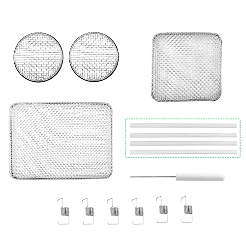 RVGUARD RV Flying Insect Screen for RV Water Heater Vent Cover Protects from Insects Stainless Steel Mesh with Installation Tool and Silicone Rubber - Image 1