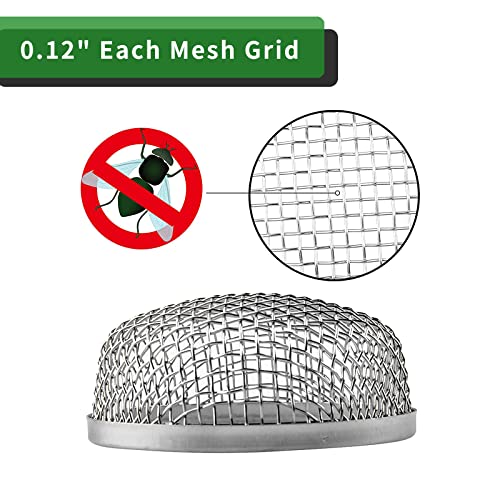 RVGUARD RV Flying Insect Screen for RV Water Heater Vent Cover Protects from Insects Stainless Steel Mesh with Installation Tool and Silicone Rubber - Image 5