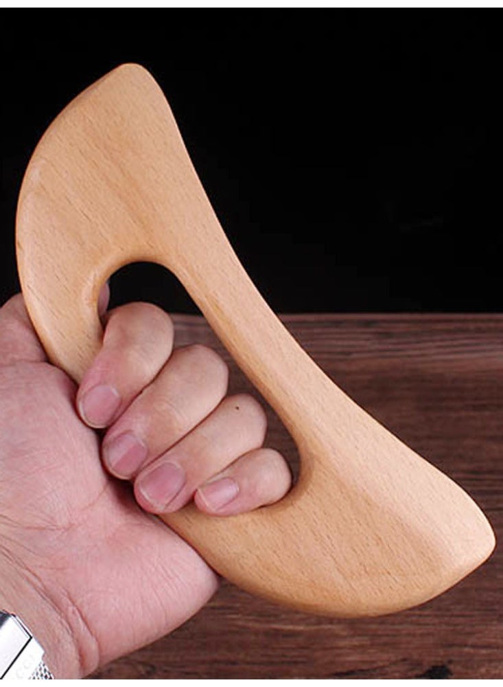 Wooden Gua Sha Tool Body Guasha Tool Lymphatic Drainage Massager Muscle Scraper Back Massage Tool Relieve Muscle Fatigue for Body Shaping,Muscle,Neck,Back - Image 1