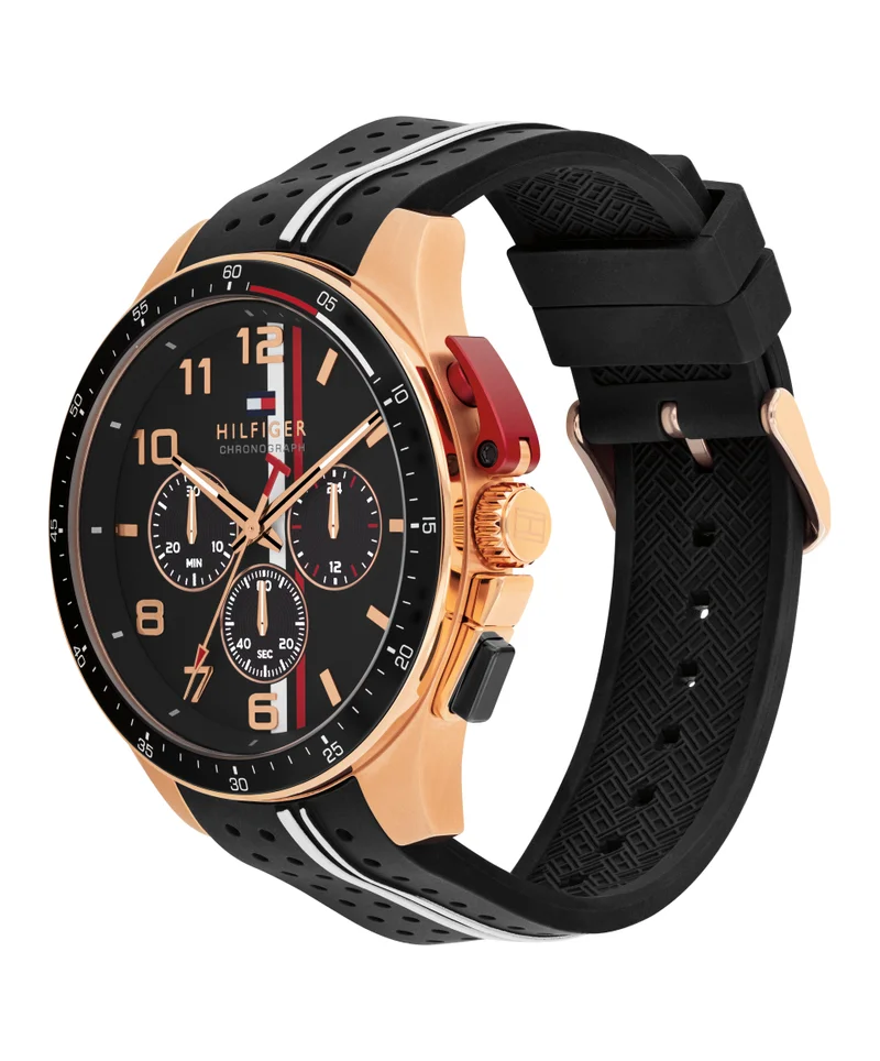 TOMMY HILFIGER Multifunction Analog Pu Strap Watch