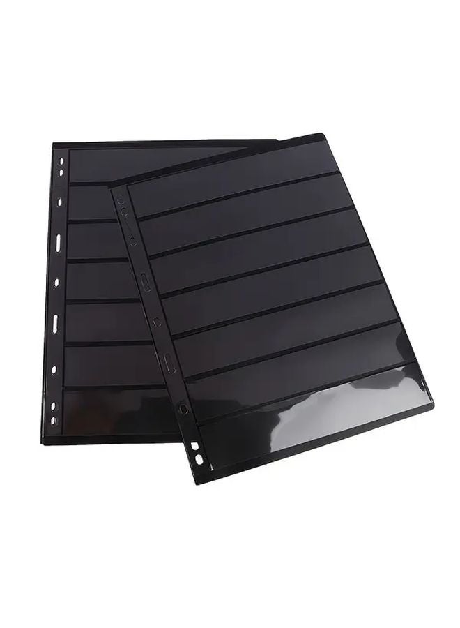 6 PCS 7 Row Stamp Collection Album with Coin Slots Durable PVC Portable Storage - Image 2