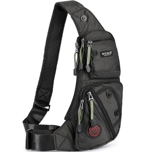 NICGID Sling Bag Chest Shoulder Backpack Crossbody Bags Casual Daypack for Men Women - Image 1