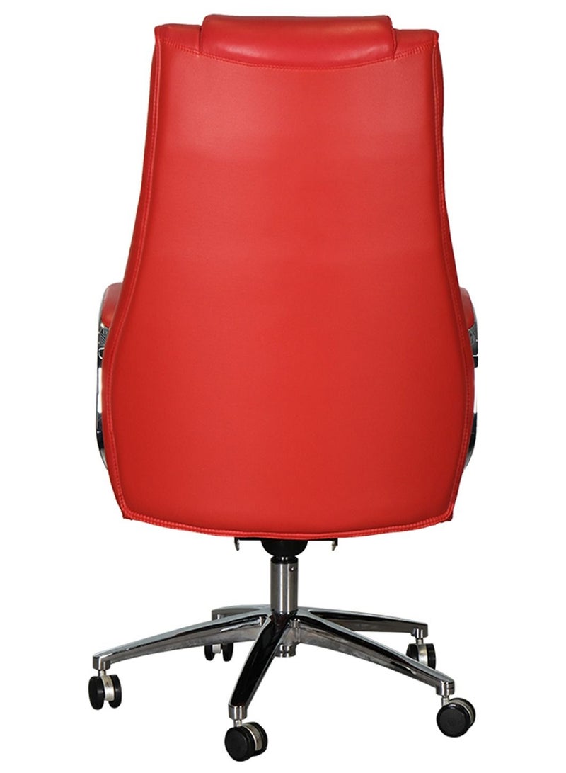 HUIMEI Huimei 1202-A High Back Office Chair Red Color  - Image 3