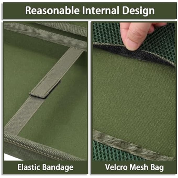 rayihni HARD TRAVEL CASE COMPATIBLE WITH 8BITDO RETRO MECHANICAL KEYBOARD WITH 87 KEYS AND TWO SUPERPROGRAMMABLE BUTTONS (GREEN CASE) - Image 3