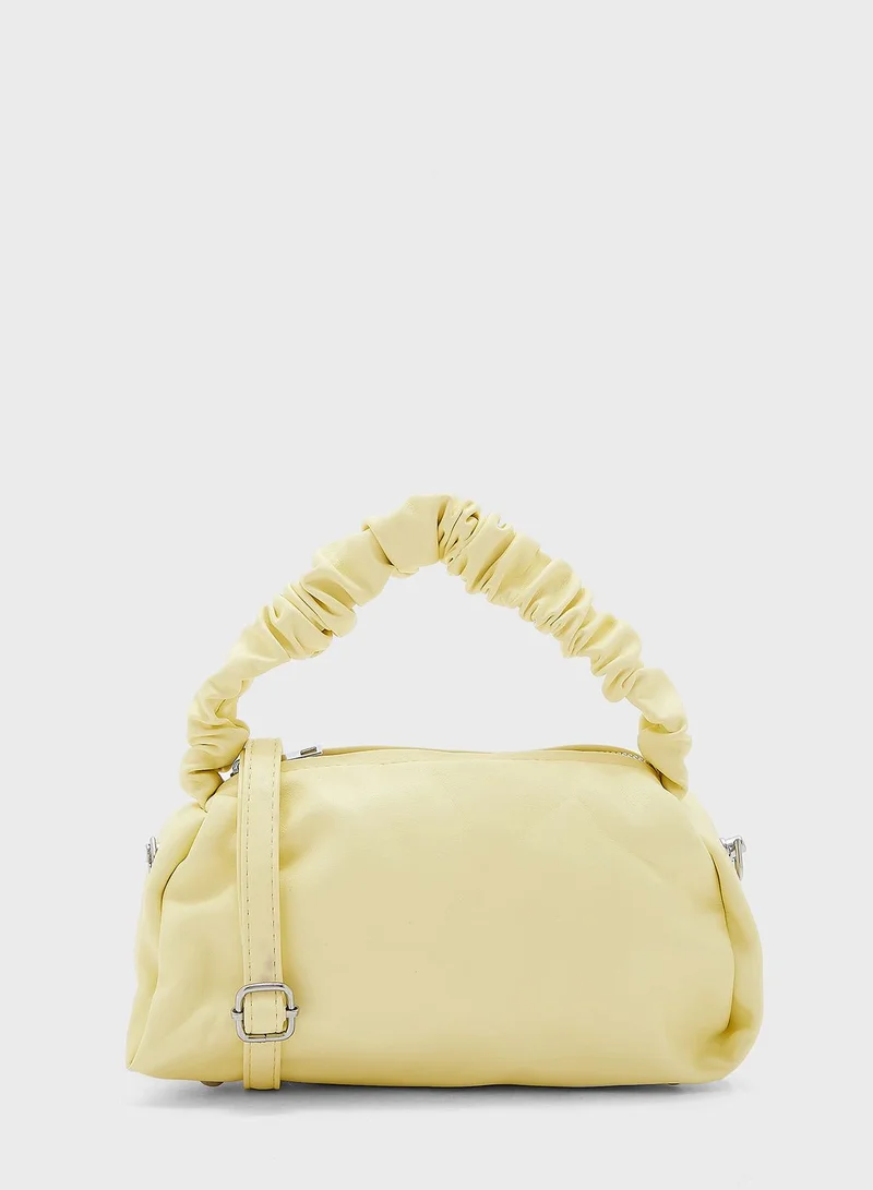 Ginger Scrunch Handle Handbag