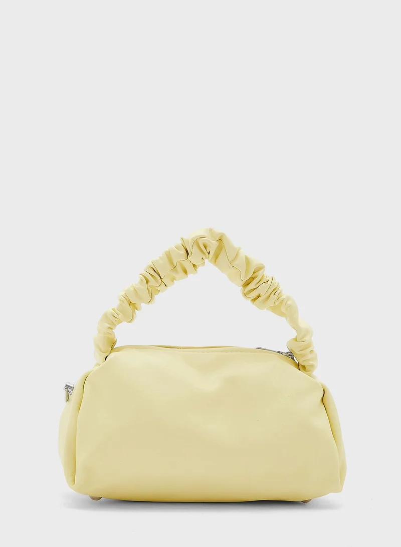 Ginger Scrunch Handle Handbag