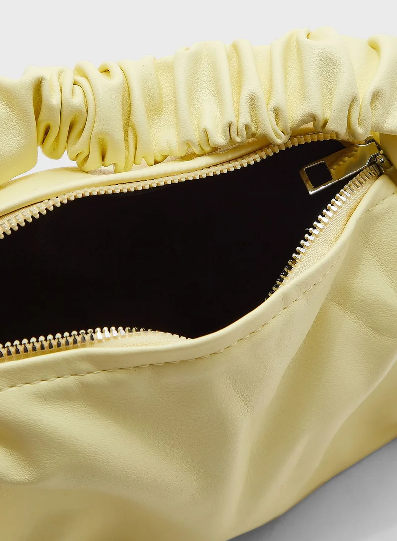 Ginger Scrunch Handle Handbag