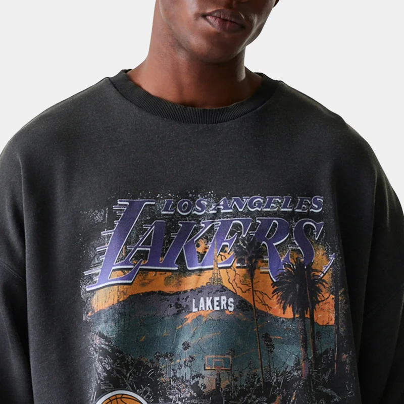 NEW ERA Men's NBA Los Angeles Lakers Graphic Sweatshirt