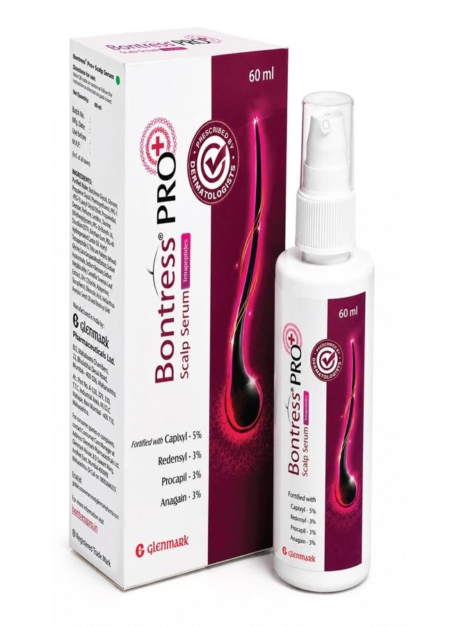 Bontress PRO+ Scalp Serum | Powered by Pro Active Peptides - 5% Capixyl, 3% Redensyl, 3% Anagain, 3% Procapil | Dermat recommended Hair Growth Serum | 94% Users Reported Hair Growth in 28 Days - Image 1