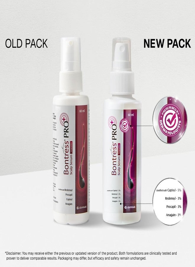 Bontress PRO+ Scalp Serum | Powered by Pro Active Peptides - 5% Capixyl, 3% Redensyl, 3% Anagain, 3% Procapil | Dermat recommended Hair Growth Serum | 94% Users Reported Hair Growth in 28 Days - Image 2