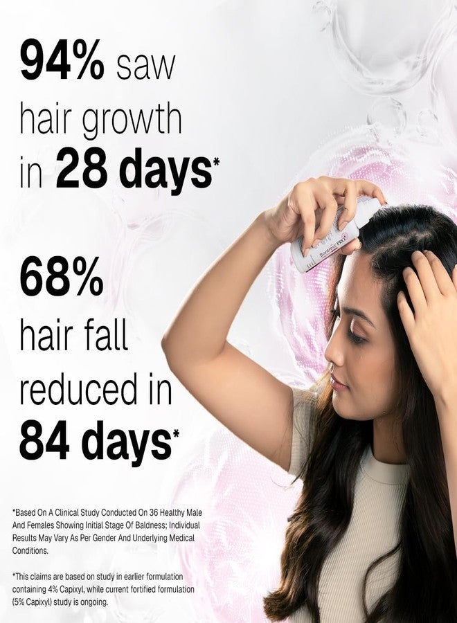 Bontress PRO+ Scalp Serum | Powered by Pro Active Peptides - 5% Capixyl, 3% Redensyl, 3% Anagain, 3% Procapil | Dermat recommended Hair Growth Serum | 94% Users Reported Hair Growth in 28 Days - Image 4