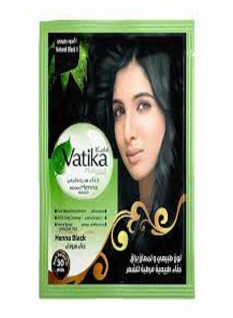 VATIKA HENNA BLACK 1 SACHET 10 GM